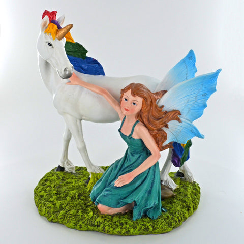 Summer Fairy Blue, with Unicorn - Prezents.com