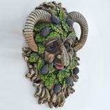 Obsidian Tree Ent Face Plaque - Wall Plaque