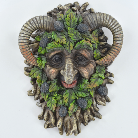 Obsidian Tree Ent Face Plaque - Wall Plaque