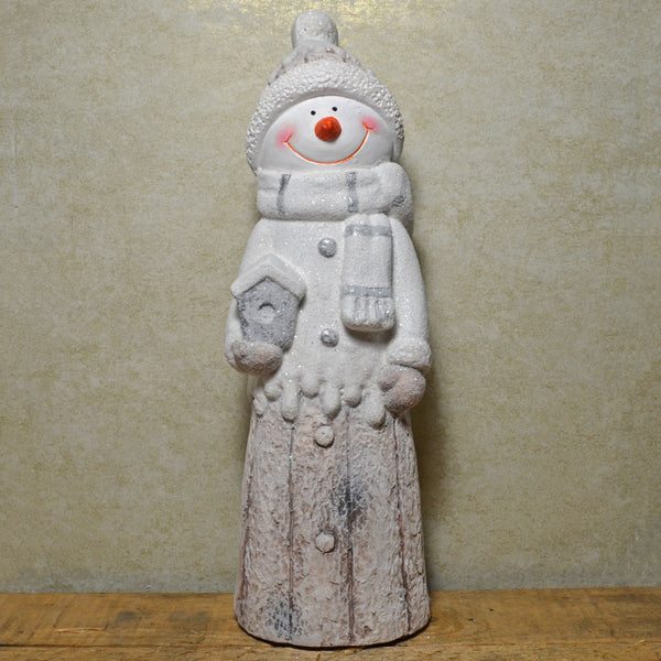 Snowy Snowman Christmas Ornament - Prezents.com