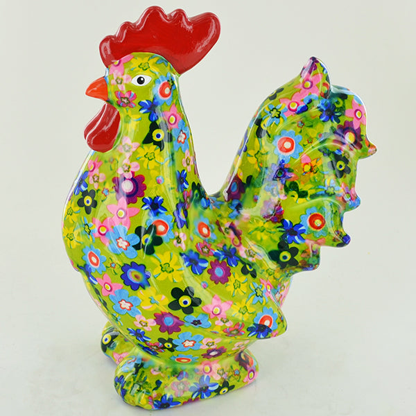 Pomme Pidou Maurice the Rooster Animal Money Bank - Green