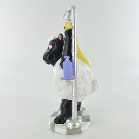 Comical Sheep Shower Figurine