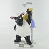 Comical Sheep Shower Figurine