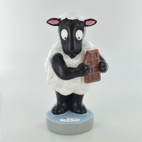 Comical Sheep Chocolate Figurine