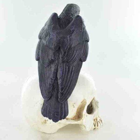 Raven On Skull Figurine 39987