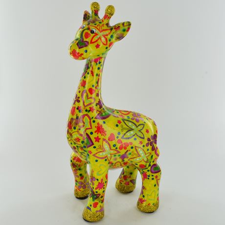 Pomme Pidou Celeste the Giraffe Animal Money Bank - Green