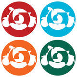 Lambretta Retro Scooters Coaster Set of 4