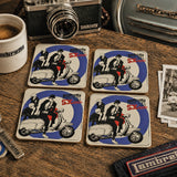 Lambretta S*x Appeal Scooter Coaster Set of 4