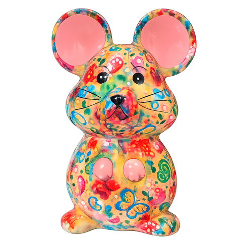 Pomme Pidou Martha the Mouse Animal Money Bank - Orange