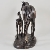 Mare and Foal Bronze Horse Sculpture by Harriet Glen - Prezents.com