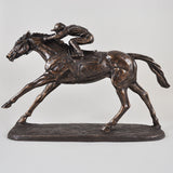 On The Flat Bronze Horse Sculpture by Harriet Glen - Prezents.com