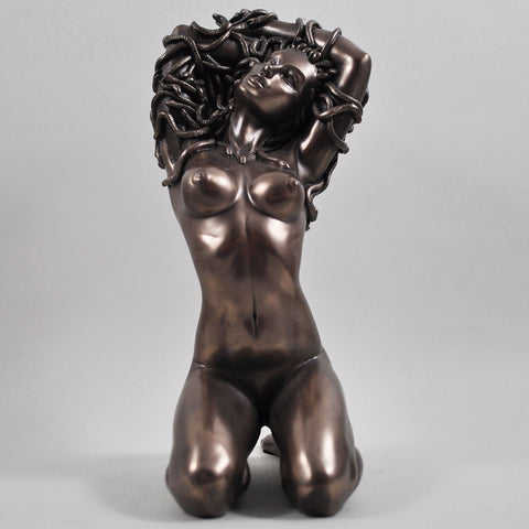 The Temptation of Medusa, Greek Mythology Cold Cast Bronze Sculpture - Prezents.com