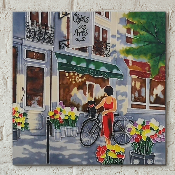 Objets d'Arts By Brent Heighton Decorative Tile 8x8 Inches
