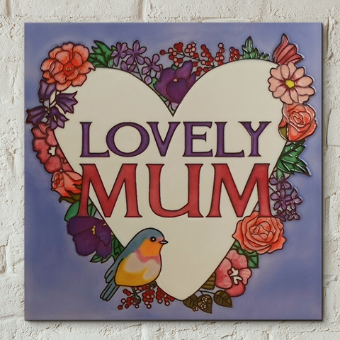 Lovely Mum Decorative Ceramic Tile