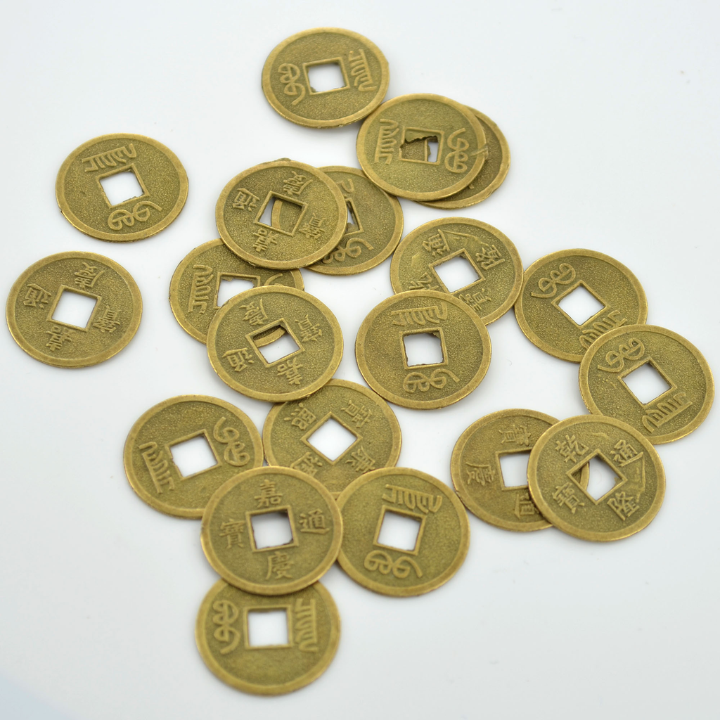 Original Feng Shui 3 Emperor Brass Coins for Money Growth Bronze put in Original Feng Shui 3 Emperor Brass Coins for Money Growth Bronze put in