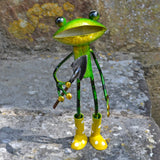 Green Frog With Trowel & Wellies - Prezents.com