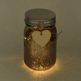 LED Firefly Jar Bronze