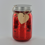 LED Firefly Jar Red