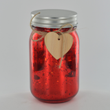 LED Firefly Jar Red