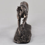 Racing Greyhound Cold Cast Bronze Sculpture - Prezents.com