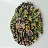 Rugosa Greenman Wall Plaque With Bronze Effect Features 33850