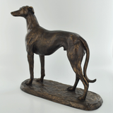 Gus Bronze Effect Resin Greyhound by Harriet Glenn 19cm 33851