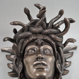 Medusa Guardian, Greek Mythology Cold Cast Bronze Wall Sculpture - Prezents.com