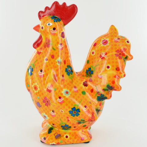 Pomme Pidou Maurice the Rooster Animal Money Bank - Orange