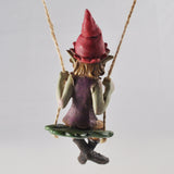 Pixie Hanging on a Clover Swing Sculpture by Tony Fisher - Prezents.com