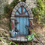 Mini Fairy Door - Blue Archway - Prezents.com