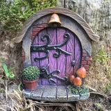 Mini Fairy Door - Pink Hobbit Shire - Prezents.com