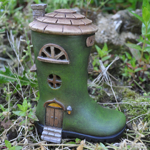 Fairy House - Wellington Boot with Lights - Prezents.com