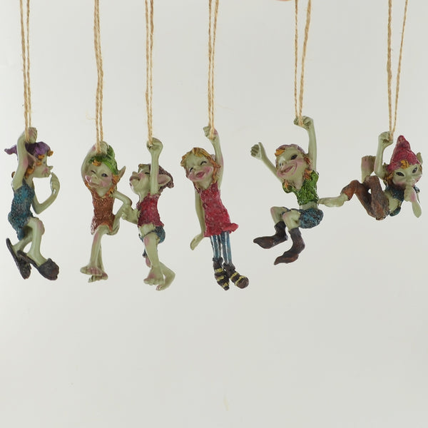 Pixie Swingers Set of 6 Sculptures by Tony Fisher - Prezents.com
