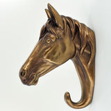 Horse Head Bronze Coat Hook - Prezents.com