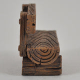Miniature Wooden Table and Chair Set for the Fairy Garden - Prezents.com