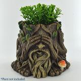 Tree Ent Planter Pot- Hear No See No Speak No Evil