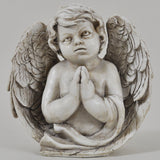 Praying Cherub Angel Wrapped in Wings Sculpture - Prezents.com