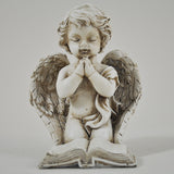 Cherub Angel Praying with Book Sculpture - Prezents.com