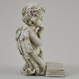 Cherub Angel Praying with Book Sculpture - Prezents.com