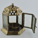 Moroccan Style Colourful Lanterns Set of Two Clear