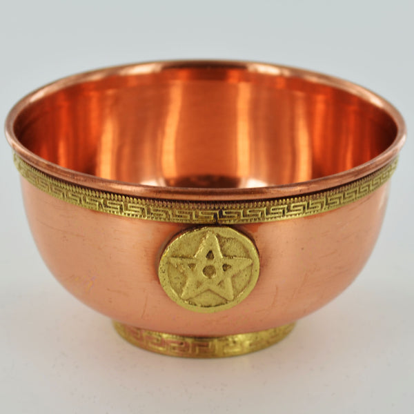 Medium Copper Bowls with Magic Symbols - Four Designs - Prezents.com