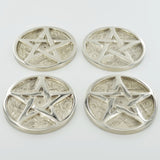 Pentagram Incense Plate - Set of 4