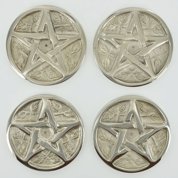 Pentagram Incense Plate - Set of 4