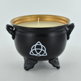 Cauldron Candles with Magic Symbols- Four Designs