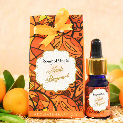 Neroli Bergamot Aroma Therapy Oil in Beautiful Gift Box 10ml - Prezents.com