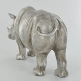 Rhino Silver Sculpture - Prezents.com