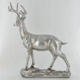 Large Stag Silver Sculpture - Prezents.com