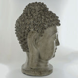 Large Buddha Head Stone Effect Sculpture - Prezents.com