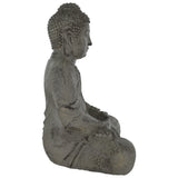 Large Stone Effect Sitting Buddha Sculpture - Prezents.com