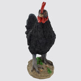 Black Chicken Garden Ornament- Two Sizes - Prezents.com